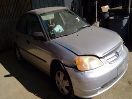 2001 HONDA CIVIC, SILVER, DX MODEL, 1.7L, AT.  A25191